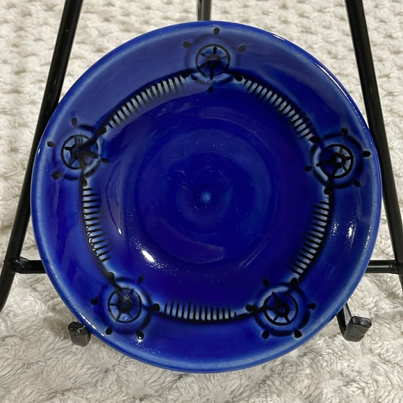 Art Pottery Nautical Ship Wheel Soap Trinket Dish - Picture 2 of 7